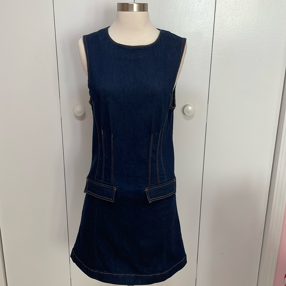 NWT Derek Lam 10 Crosby Denim Dress